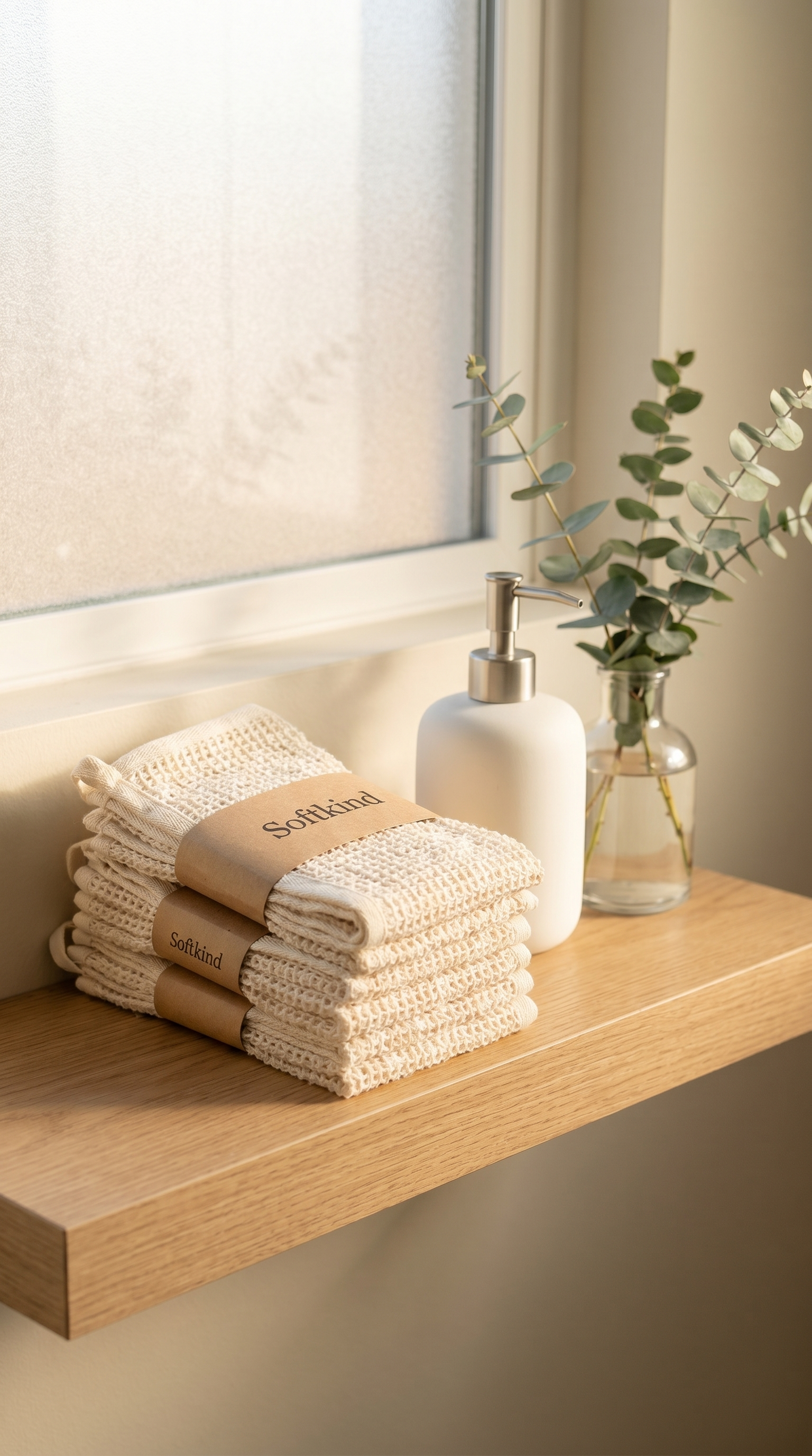 Softkind linen on shelf